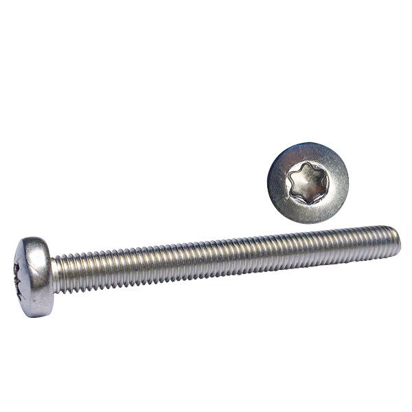 Machine screw Pan head Torx slot 5 x 40 A4 ISO14583 10pcs