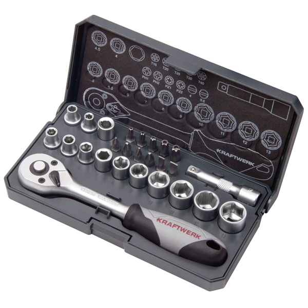 Maulschlüsselsatz Basic-Line 26-teilig 1/4" 4 -13mm