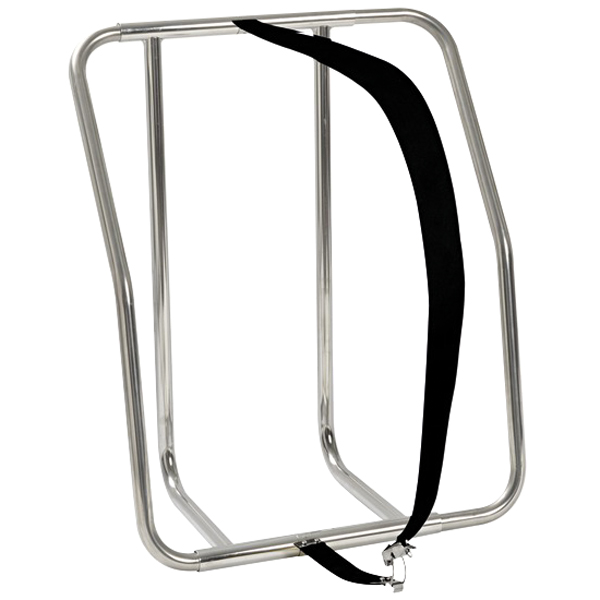 Bracket for liferaft vertical mounting