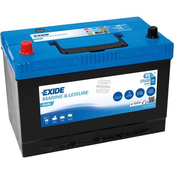 Exide Battery Nautilus 120Ah dual