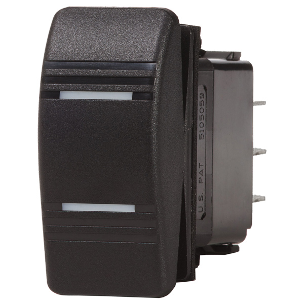 Blue Sea Systems waterproof switch Contura SPST On-On black