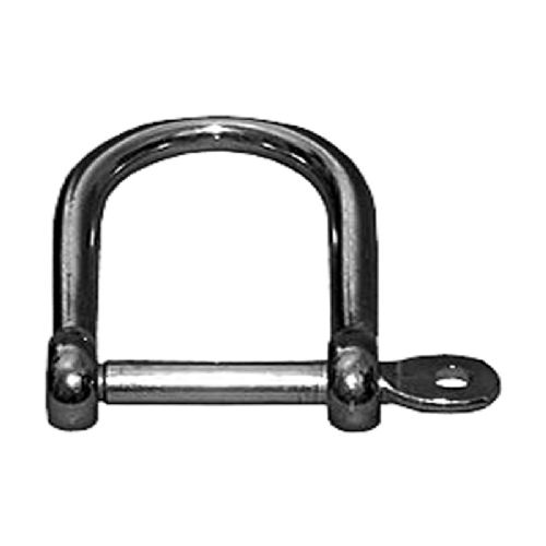Shackle rf "D" w/double width 12 mm Internal 49 x 64 mm