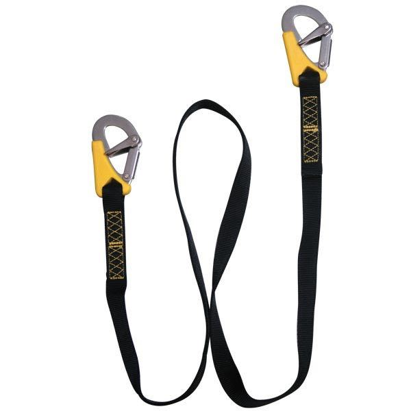Lalizas liveline 185cm, 2 safety hooks, iso 12401
