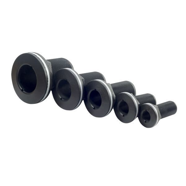 Trudesign Rumpfdurchdringung, schwarzer Verbundwerkstoff, 3/4"