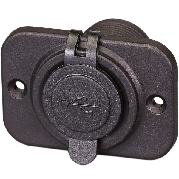 Doppelte USB-Steckdose 1 & 2,1 Ampere IP65