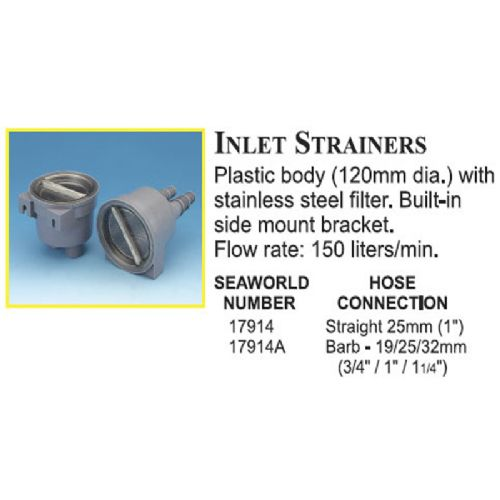 Seewasserfilter 32 mm Durchfluss 150 l/h