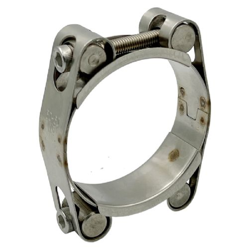 Heavy Duty spændebånd A4 med db sekskantskruer 65-75mm 1 stk