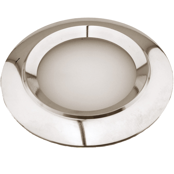 Nauticled brava chrome recessed spotlight ø55/70mm 12vdc 2/20w ip