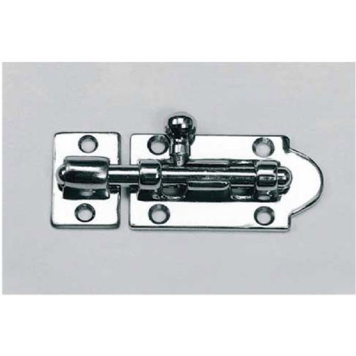 Riegel Messing verchromt L: Gesamt 73 mm (22 mm + 51 mm)