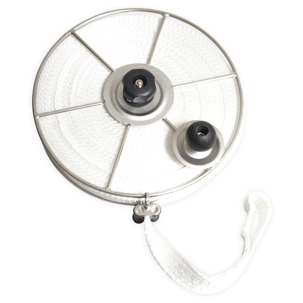 1852 Ankerrolle AISI 316 RF Stahl mit 30mm x 30m Gurtband 4t