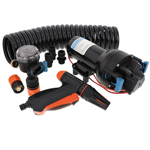 Jabsco Waschpumpensatz HOTSHOT HD4 12 V 15 l/min 4,1 bar mit Schlauch