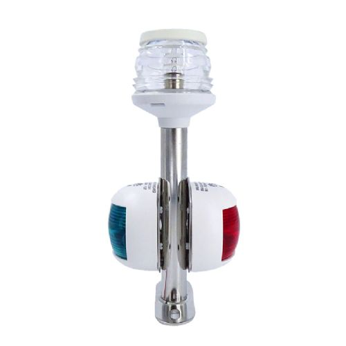 Laterne doppelt mit Ankerlicht 12V H:200 mm Zugelassen für 20 m L5874003