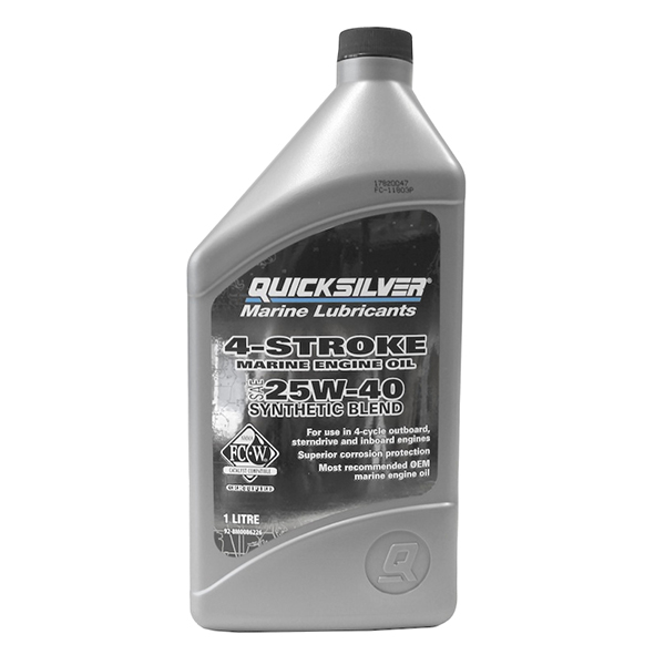 Quicksilver 25W-40 Motoröl Synthetisch 1L