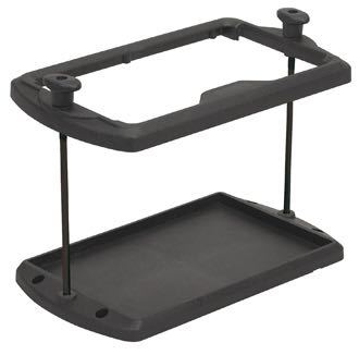 Battery holder between max battery 30 x 17.2 cm.