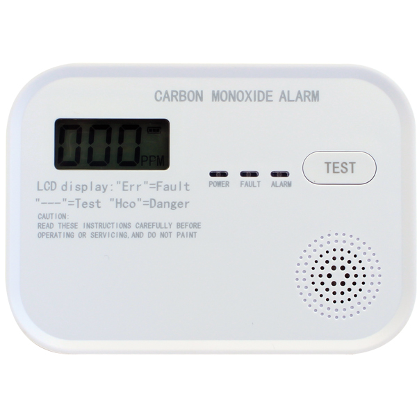1852 Carbon monoxide alarm for battery incl. batteries CE approved