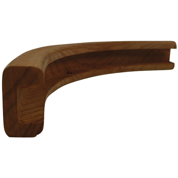 Roca Teak Außenecke 100/90° Nut 16mm