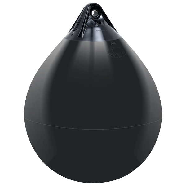 Polyform A4 Erdbeerkotflügel 550x710mm schwarz mit schwarzem Oberteil