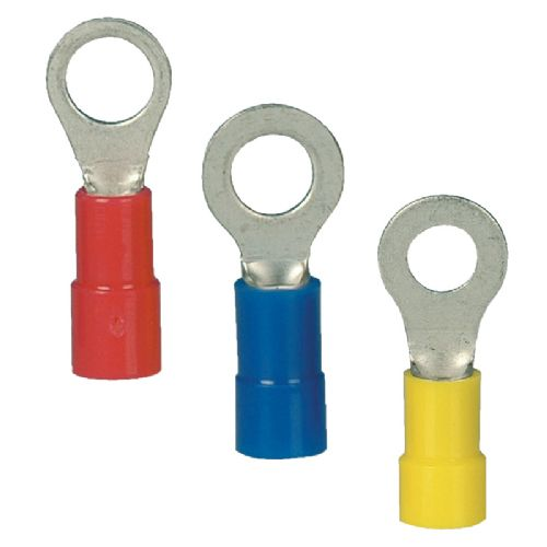 Ring cable lug Red 0.5-1.5 mm² Opening M6 10 pcs.