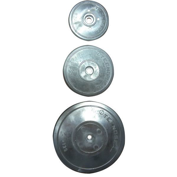 Zinc plate anode set Ø130mm 1030g