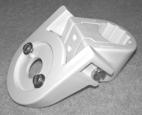 Kanzelhalterung 25mm weiß für Laterne