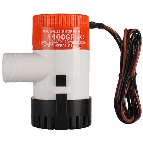 Seaflo electric bilge pump 24V 3500 GPH 13,300 ltr/hour f/hose 40mm