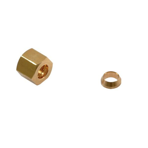 Überwurfmutter ohne Konusring - 8mm EN8434 M14x1.5RH Blister
