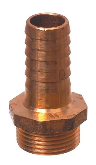 Guidi Schlauchverbinder 3/4" x 19mm bronze