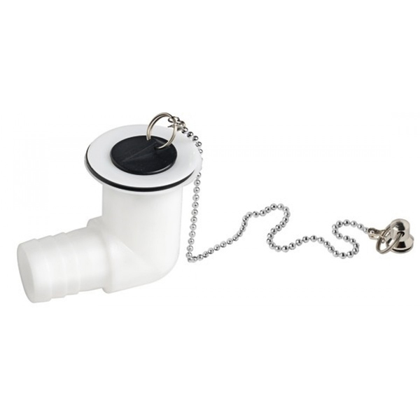Drain 90° spigot 28mm