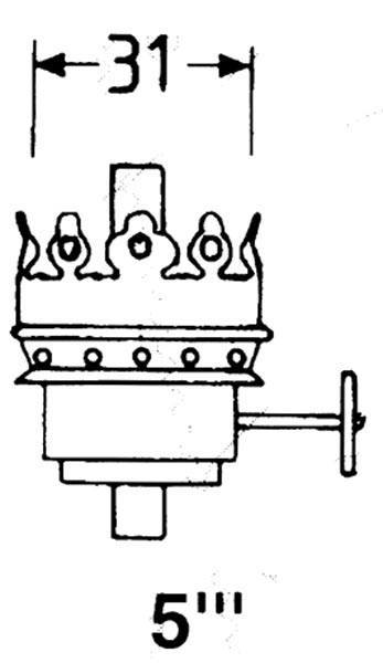 DHR Burner brass 5
