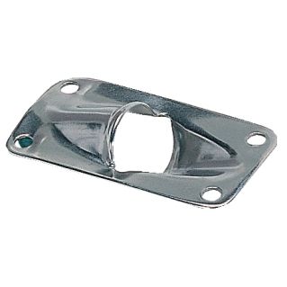 Rustfri gennemføring / fairlead til tov – planmonteret – Marine