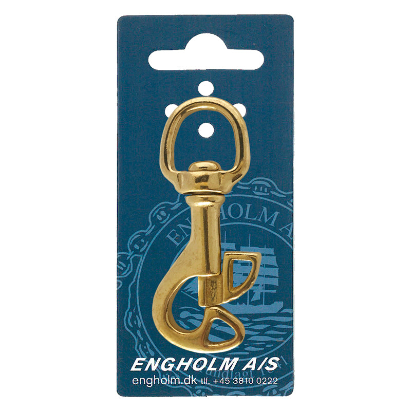 Signalhage Navy messing m/svirvel 90 mm øje 22 mm
