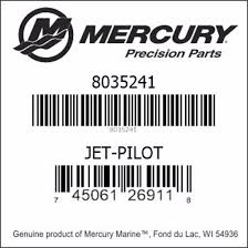 Quicksilver/Mercury JET PILOT - P/N: 8035241