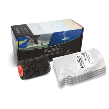 KiwiGrip - skridsikring af dæk - Grå 4L
