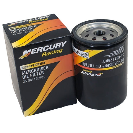 Mercury Marine høj-effektivitets oliefilter 35-881126K01 til Hi-Performance GM V8