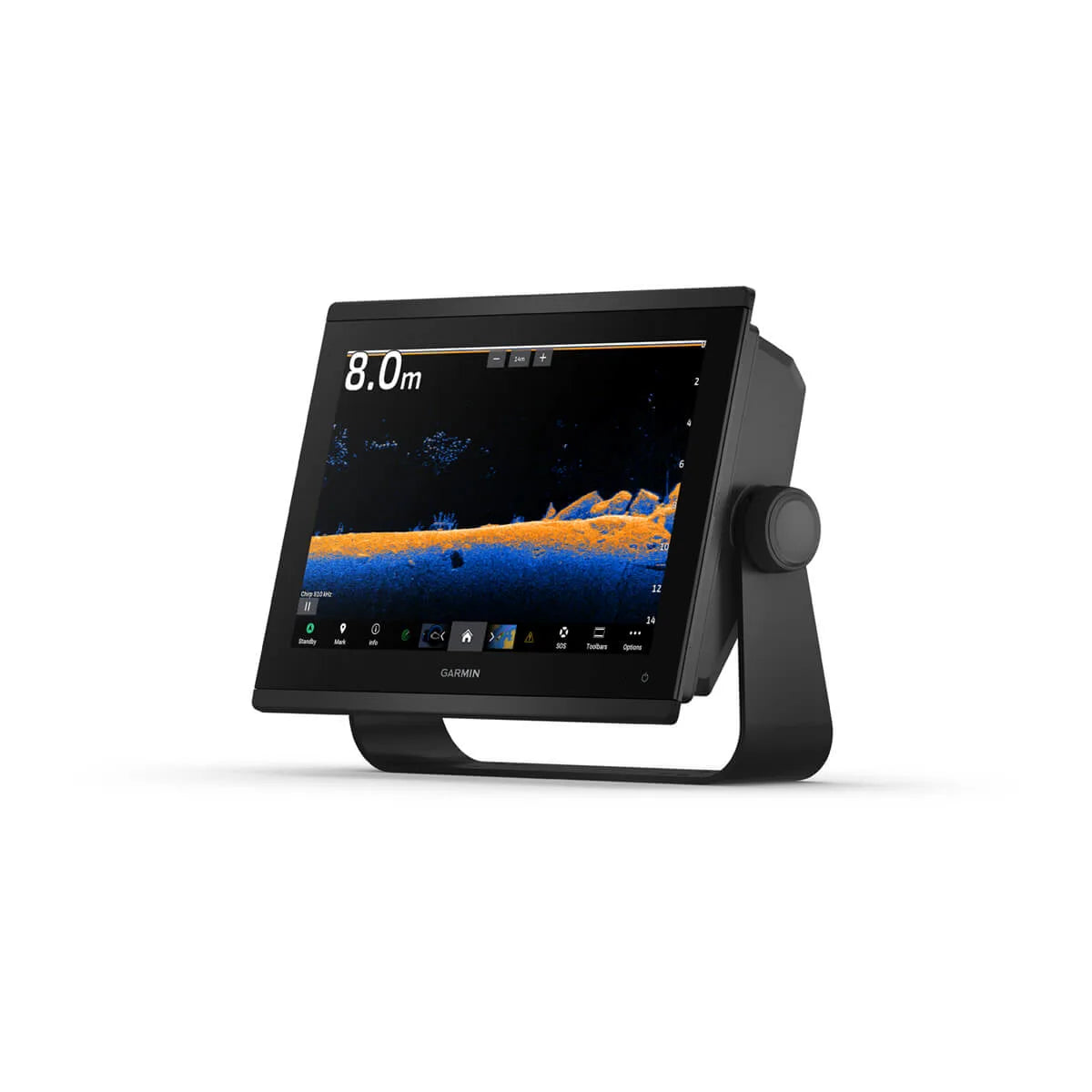 Garmin GPSMAP® 1223xsv, SideVü, ClearVü und traditionelles Chirp-Sonar mit globaler Hintergrundkarte