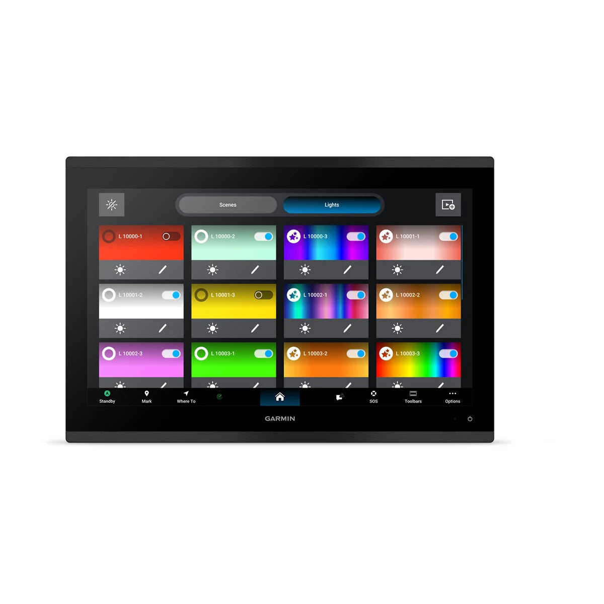 Garmin GPSMAP 9017 med globalt baggrundskort