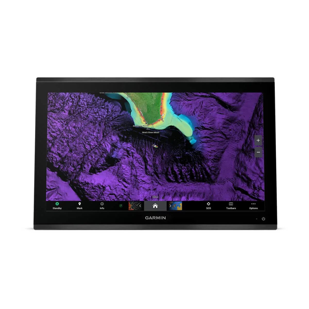 Garmin GPSMAP 9022 med globalt baggrundskort