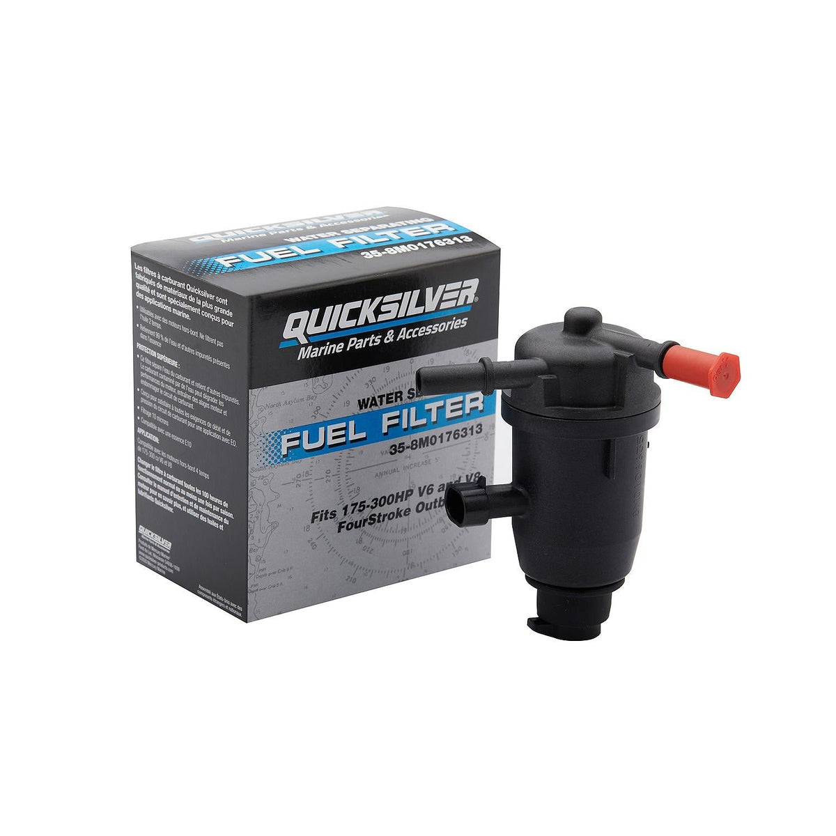 Quicksilver vandudskillende brændstoffilter 35-8M0176313