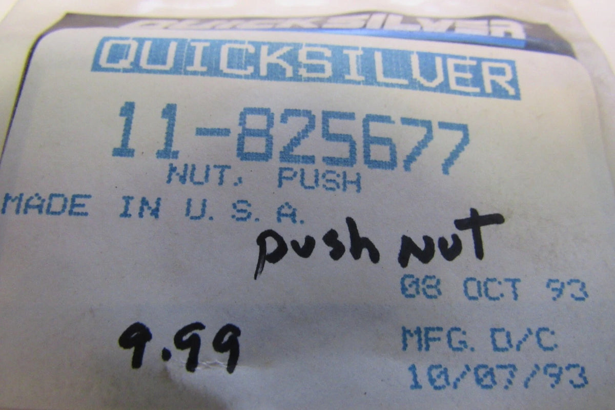 Mercury Marine push-on låsemøtrik 11-825677 med original emballage