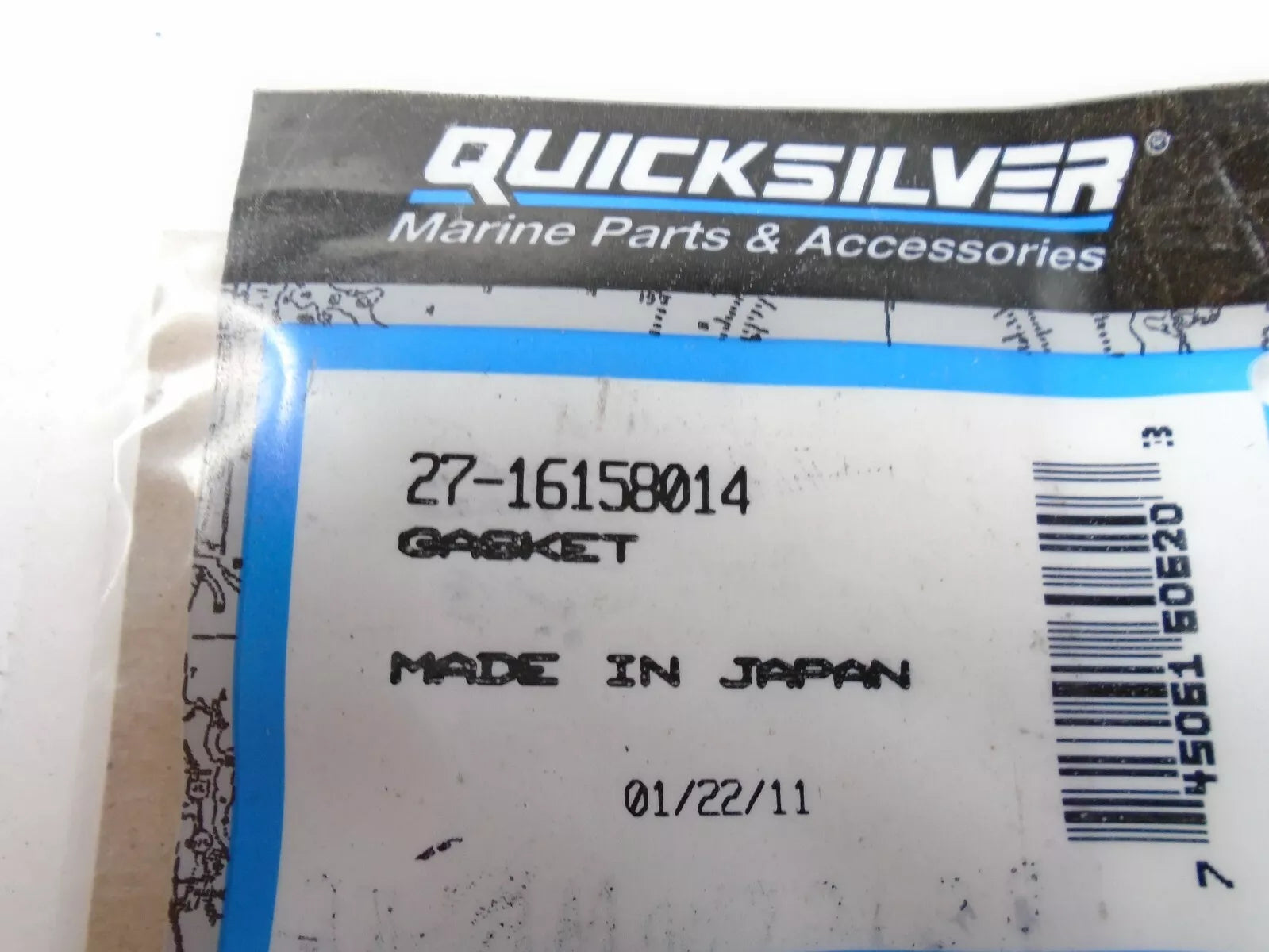 Quicksilver/Mercury DICHTUNG - Teilenummer: 27-8M0072138