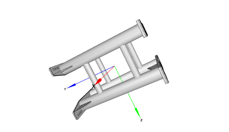 Beslag motorholder "bracket" rustfrit stål 140–300 HK