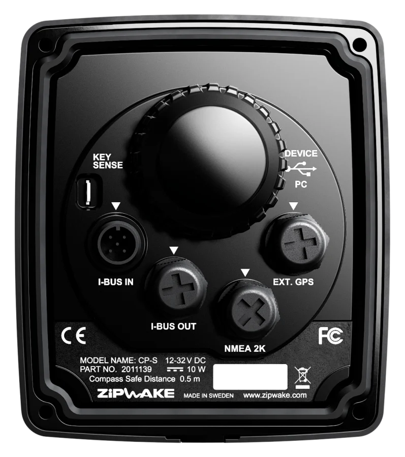 Zipwake CP-S - Control Panel Serie S med automatisk trim