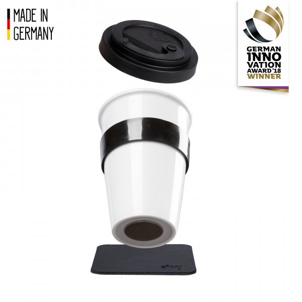 Silwy coffee mug white TO GO