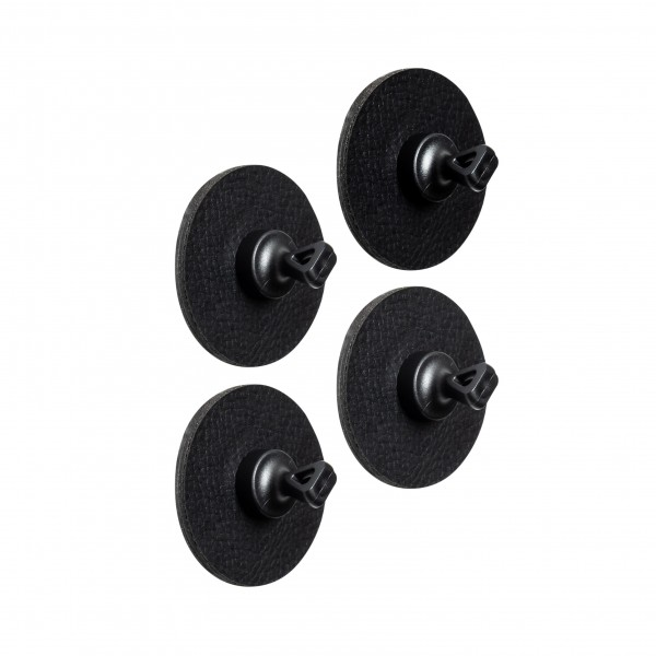 Silwy magnetic pins flex Black 4 pk