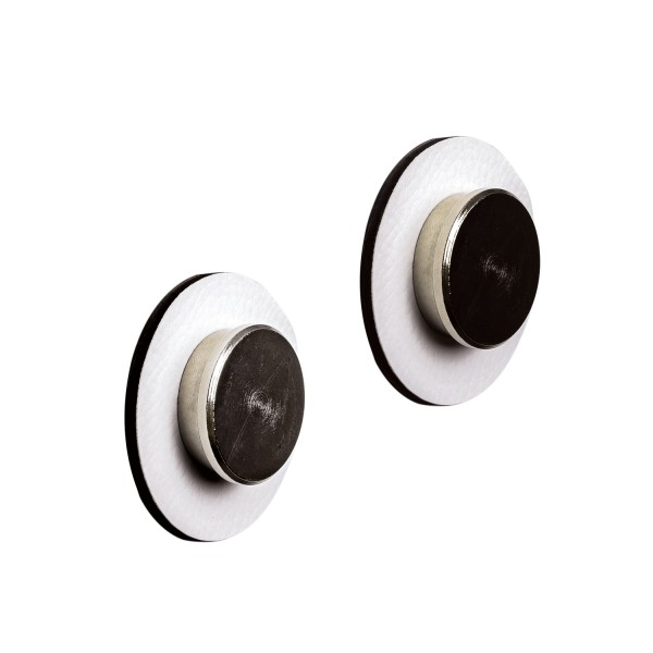 Silwy magnetic pins White 2 pk