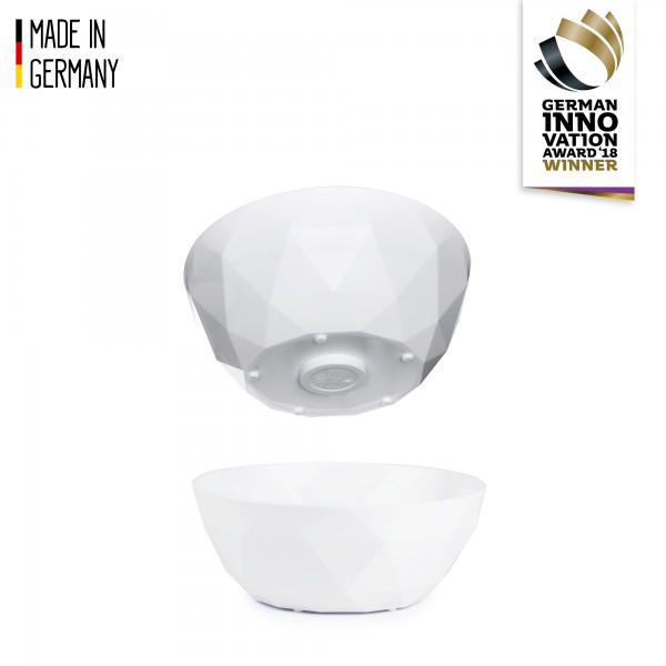 Silwy set of 2 plastic bowls - white
