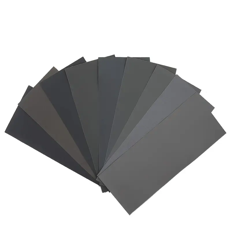 Nassschleifpapier 9 x 23 cm. Korn 2000 (5er-Pack)