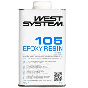 West System Epoxy Resin 105 A 1.00 kg - remember to purchase hardener