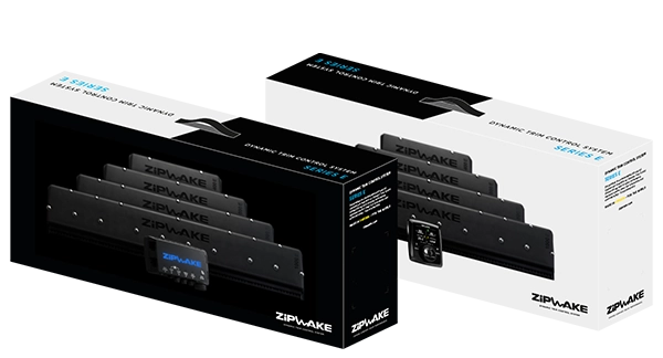 Zipwake KB400-E ROUND R1000 - komplet trim-system til runde agterspejl