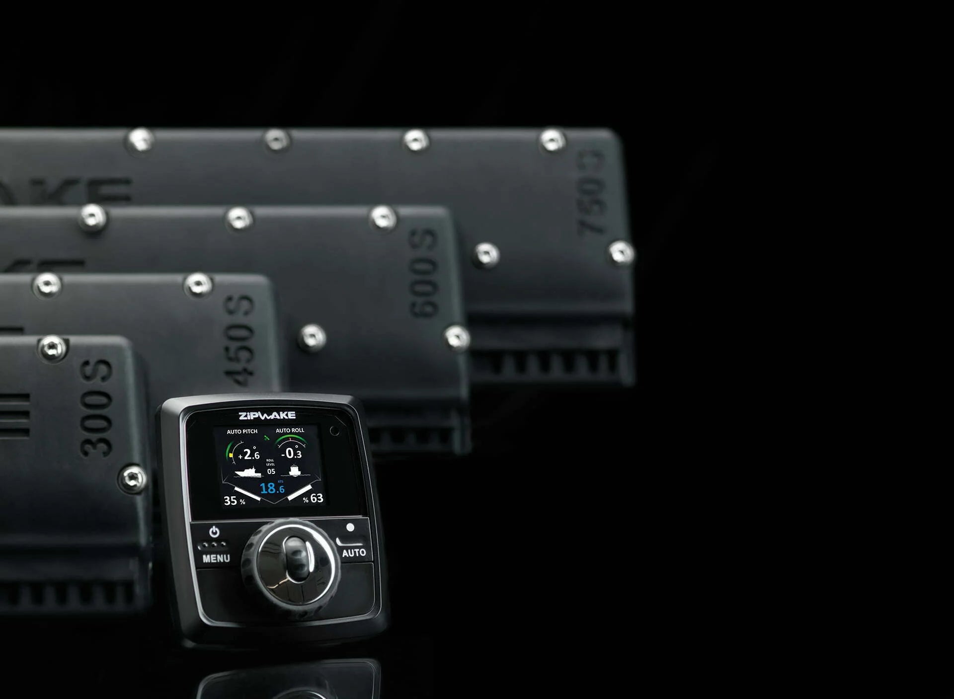 Zipwake CP-S - Control Panel Serie S med automatisk trim